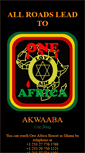 Mobile Screenshot of oneafricaghana.com